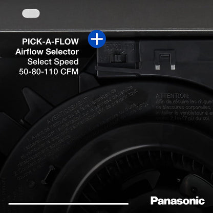 Panasonic FV-0511VF1 WhisperCeiling® DC™ Ventilation Fan, SmartFlow™ 50-80-110 CFM