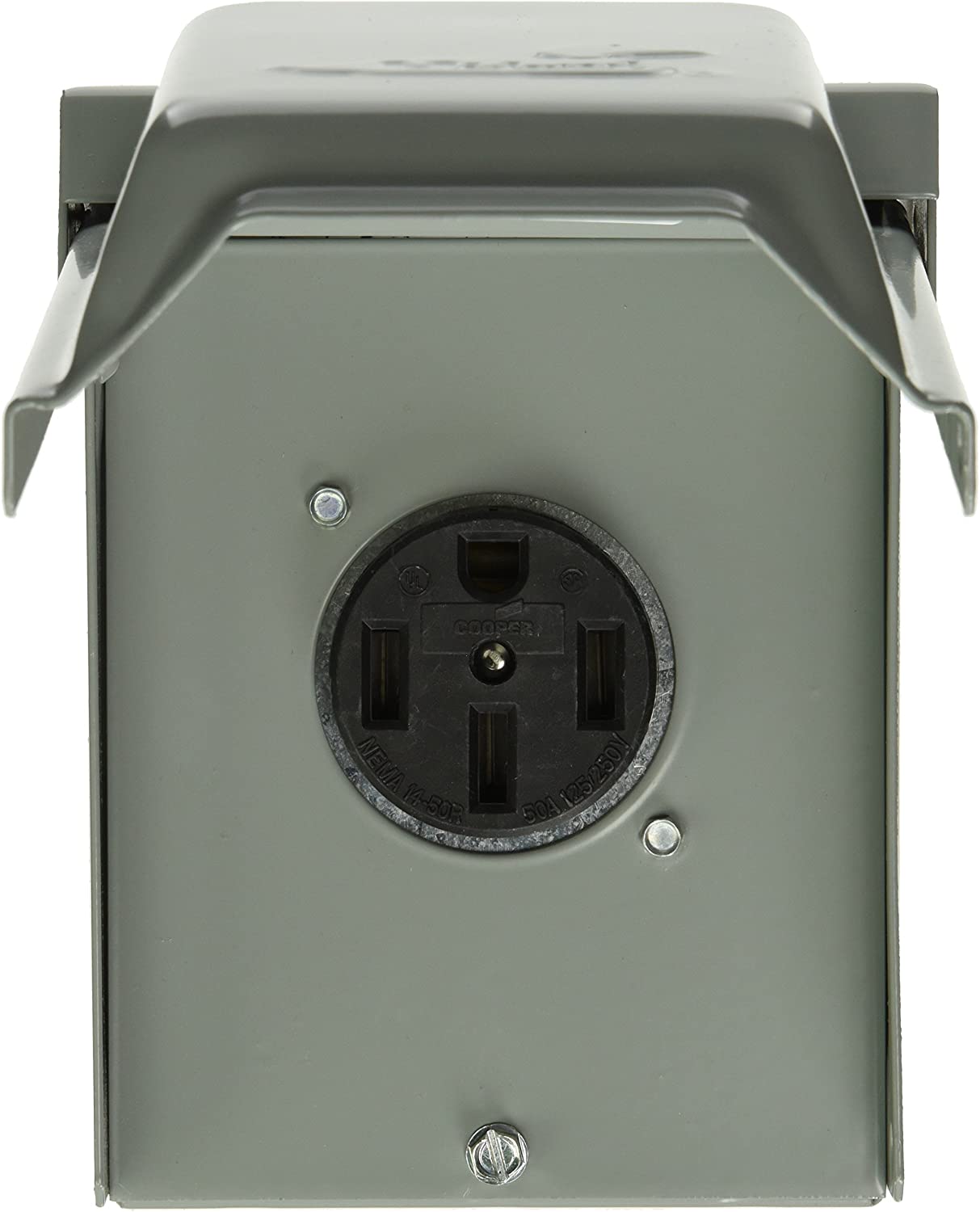 Outdoor Raintight Receptacle Enclosure 50A 120/240V