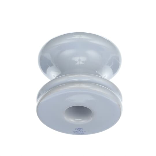 Spool Insulator, Porcelain, 200A, 3 in., Grey