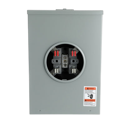 Microlectric® BS2-TCV Oversize Meter Socket, 200 Amp, Combination overhead-underground