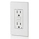 Leviton AFTR1-W 15 Amp, Tamper-Resistant AFCI Outlet with LED Indicator Light