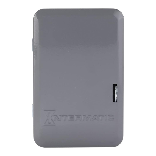 Intermatic ET1105C 24-Hour 1 Circuit Electronic Control, 120-277 VAC, SPST, Indoor Metal Enclosure