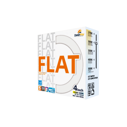 Dawnray 4 inch Flat Potlight Package