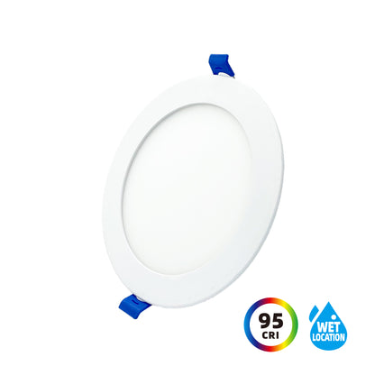 Dawnray 6" LED Slim Panel Round | DR60RF-WH/BK/SN