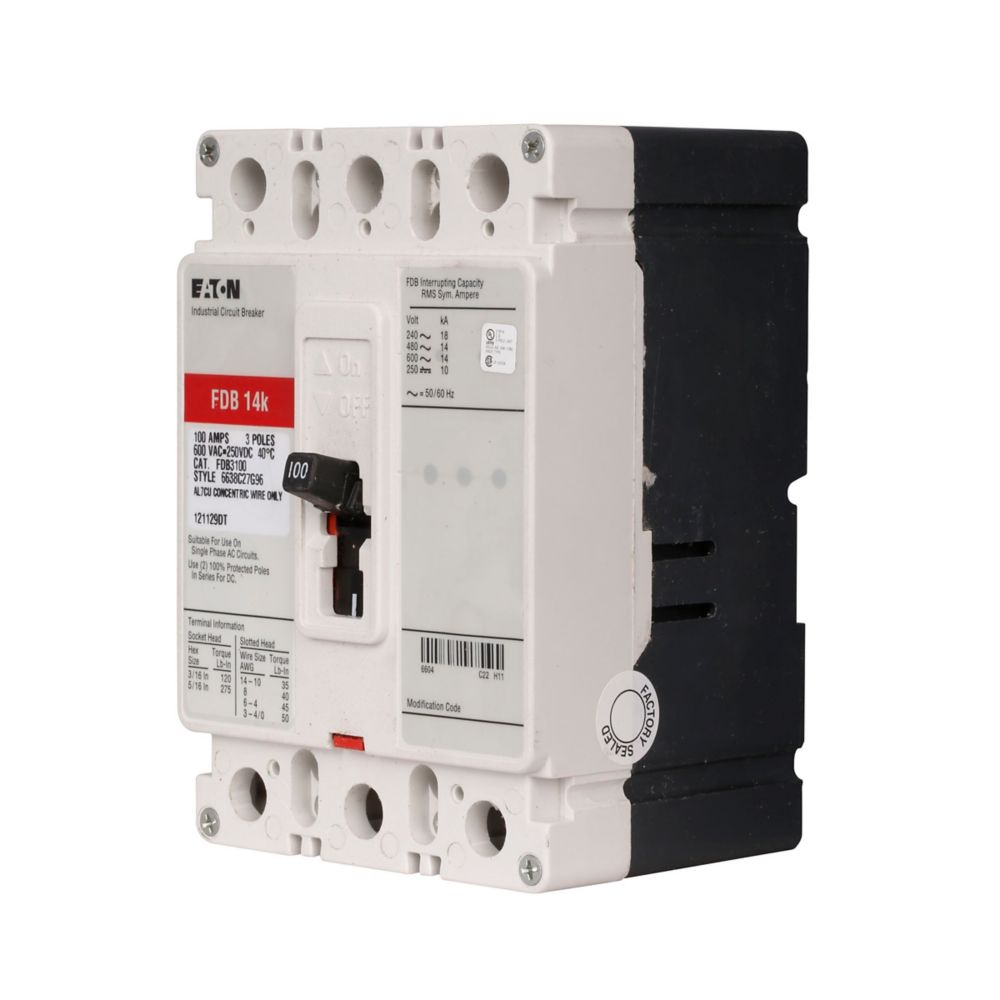 FDB3150 - complete molded case circuit breaker