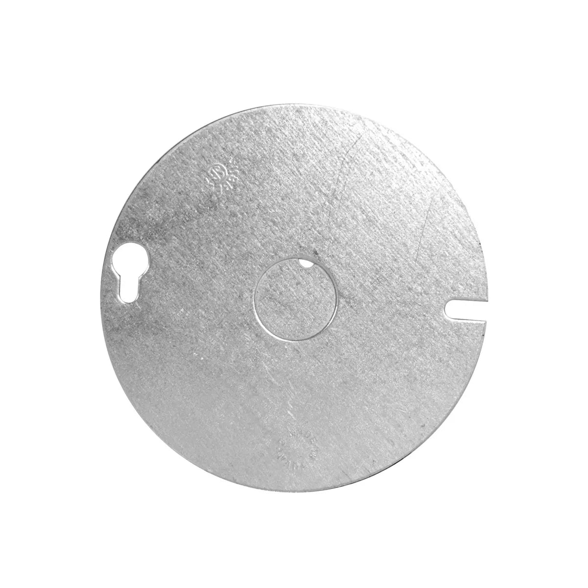 54C6 | Hubbell Octagon Box Cover, Flat Cover, 1/2 In. KO
