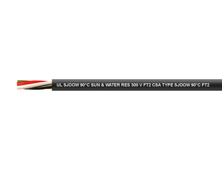 12/4 SJOOW Cabtire Cable, 300V