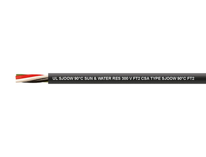 12/4 SJOOW Cabtire Cable, 300V