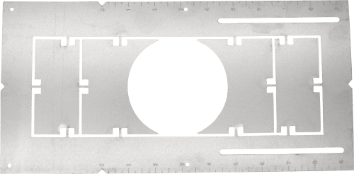 3.5″ Pre-mounting Rough-in Plate, PL35 No Lip