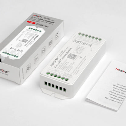 LED controller with packaging on a white background