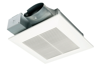 Panasonic FV-0510VS1 WhisperValue® DC Spot Ventilation Fan, Low Profile, 50/80/100 CFM