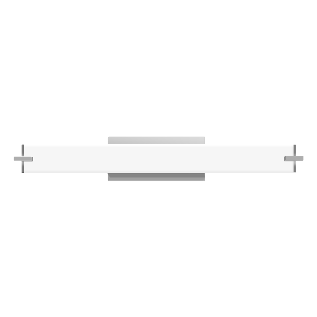 RENO DECO SERIES 24" LED Decorative Vanity Light Fixture, Stainless Steel