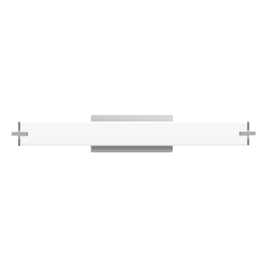 RENO DECO SERIES 24" LED Decorative Vanity Light Fixture, Stainless Steel