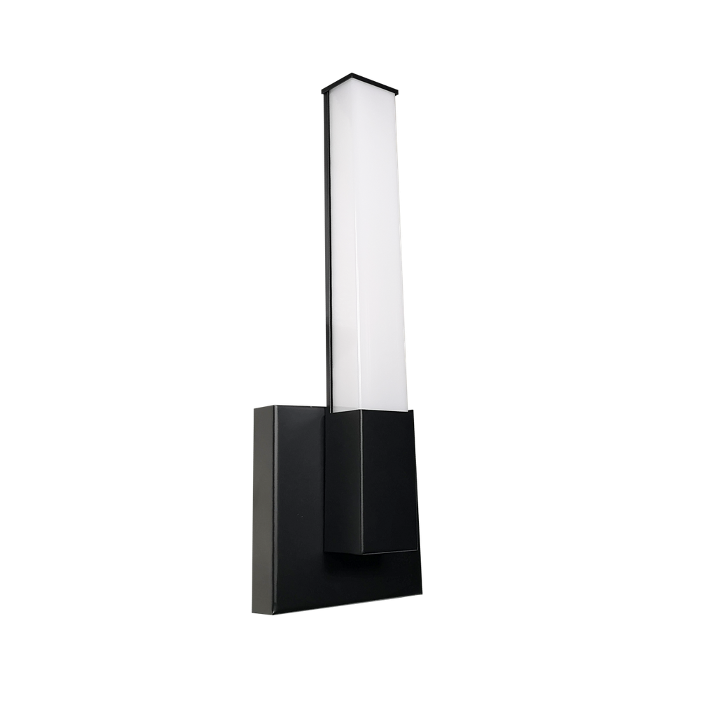 Reno R32011 Slim Wall Sconce | 16W | Selectable CCT 27/30/35/40/50K | 120V | Black Finish