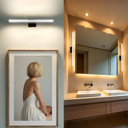 RENO STILETTO SERIES Vanity Bar Light | 2FT | 15W |  Selectable CCT | 120V | Black Finish