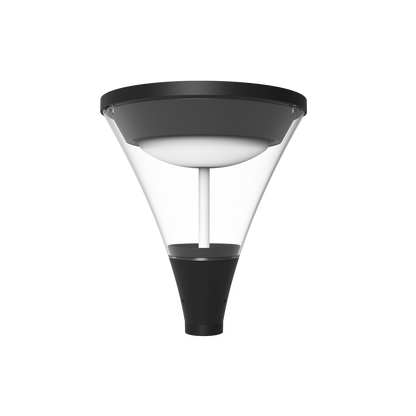 RENO HALO SERIES Urban Post Top Fixture, Black