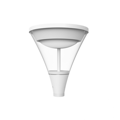 RENO HALO SERIES Urban Post Top Fixture, White