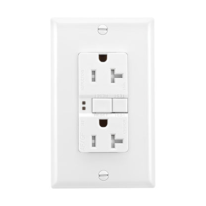 Eaton TRAFGF20W AFCI/GFCI Combination Duplex Receptacle, 20A, White