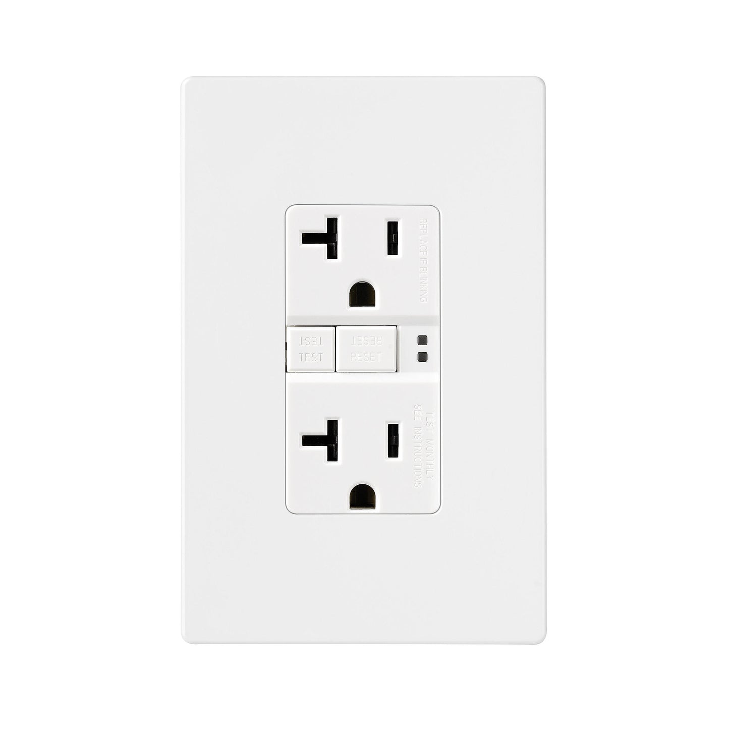 Eaton TRGF20W 20 Amp Tamper Resistant Duplex GFCI Receptacle