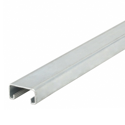 Superstrut Half Solid Steel Channel, Shallow Depth, 10FT x 1-5/8" x 13/16"