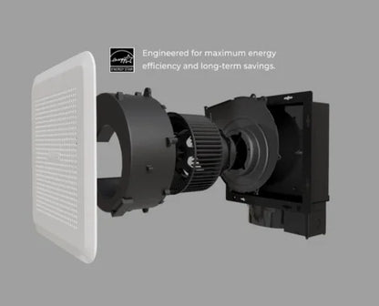 Visper VF60110VS1 Exhaust Fan | 60/90/110 CFM Energy Star Quiet Bathroom Fan