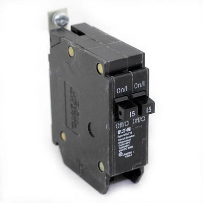 BQLT15 Eaton Tandem Circuit Breaker Bolt-On 15 Amp 1 Pole 120 Volt