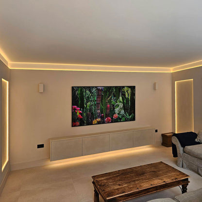 LED COB Tape Light | Dot-Free Flexible Strip, 8W, 8mm, 24V