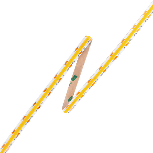 LED COB Tape Light | Dot-Free Flexible Strip, 8W, 8mm, 24V