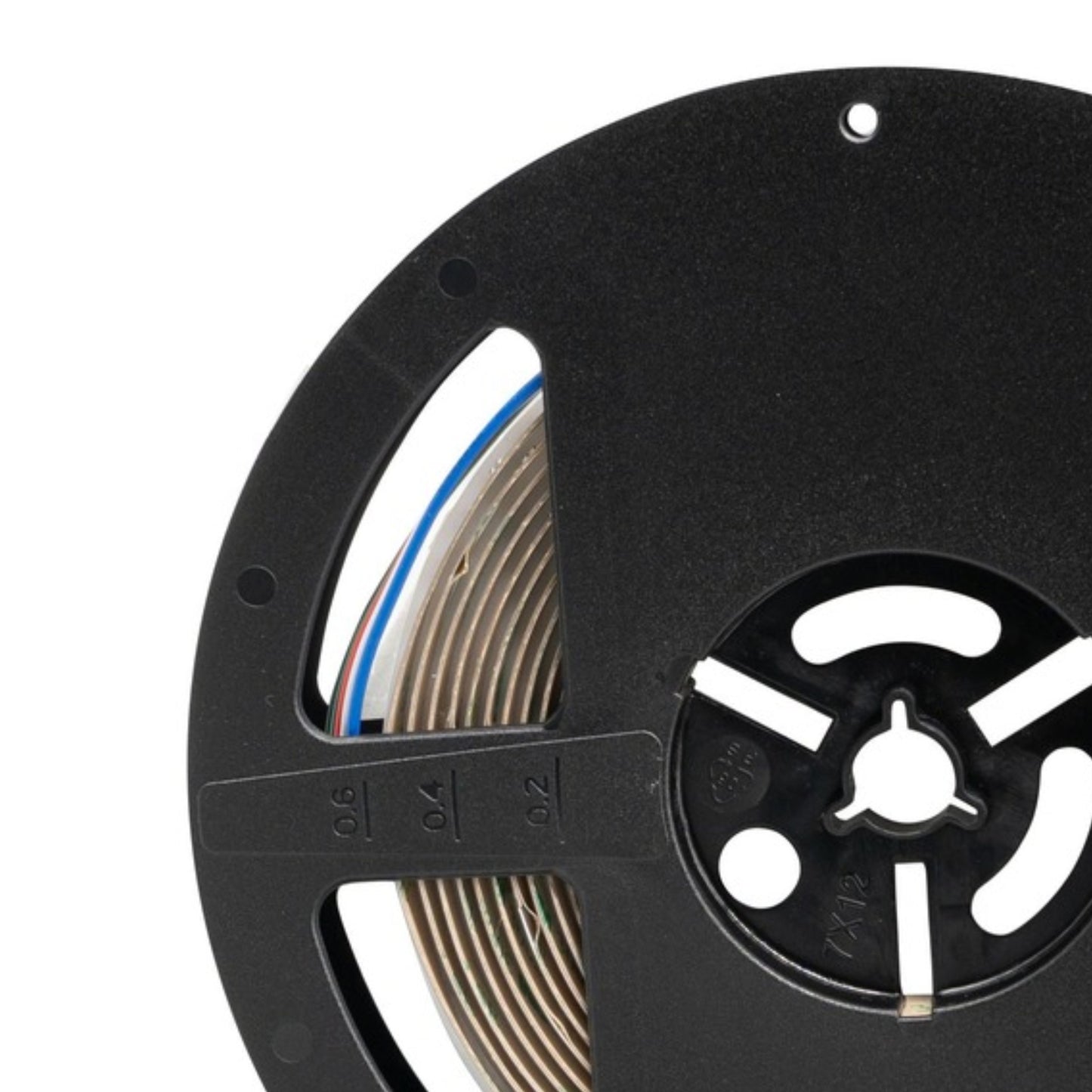 24V RGBW COB LED Tape Light | RGB+White Dot-Free Flexible Strip, 10mm