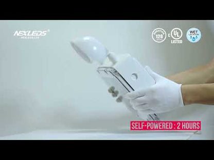Nexleds NX-EMRMCUWP Waterproof LED Emergency Light Combo