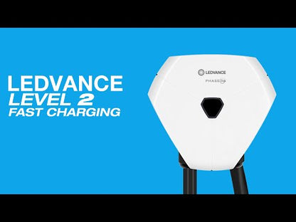 LEDVANCE PHASE EV™ Smart Residential 48A Universal Electric Vehicle Charging Station, 25ft Cord