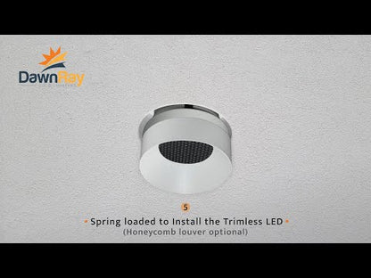 Dawnray 30TL-L-WH 3" LED Trimless Pot Light