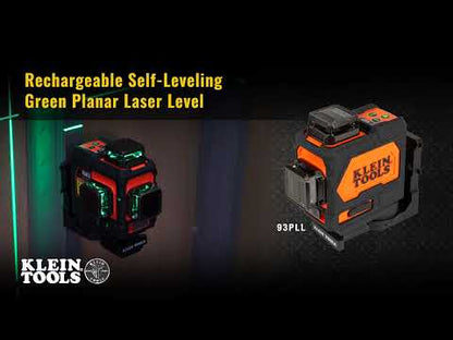 Rechargeable Self-Leveling Green Planar Laser Level