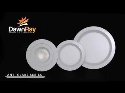 Dawnray 4"LED Slim Panel Round Anti-Glare | DR40RF-AG-WH