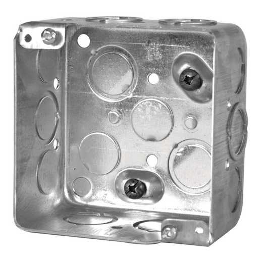 52171K | Hubbell 4" Square Box, 2-1/8 In. Deep