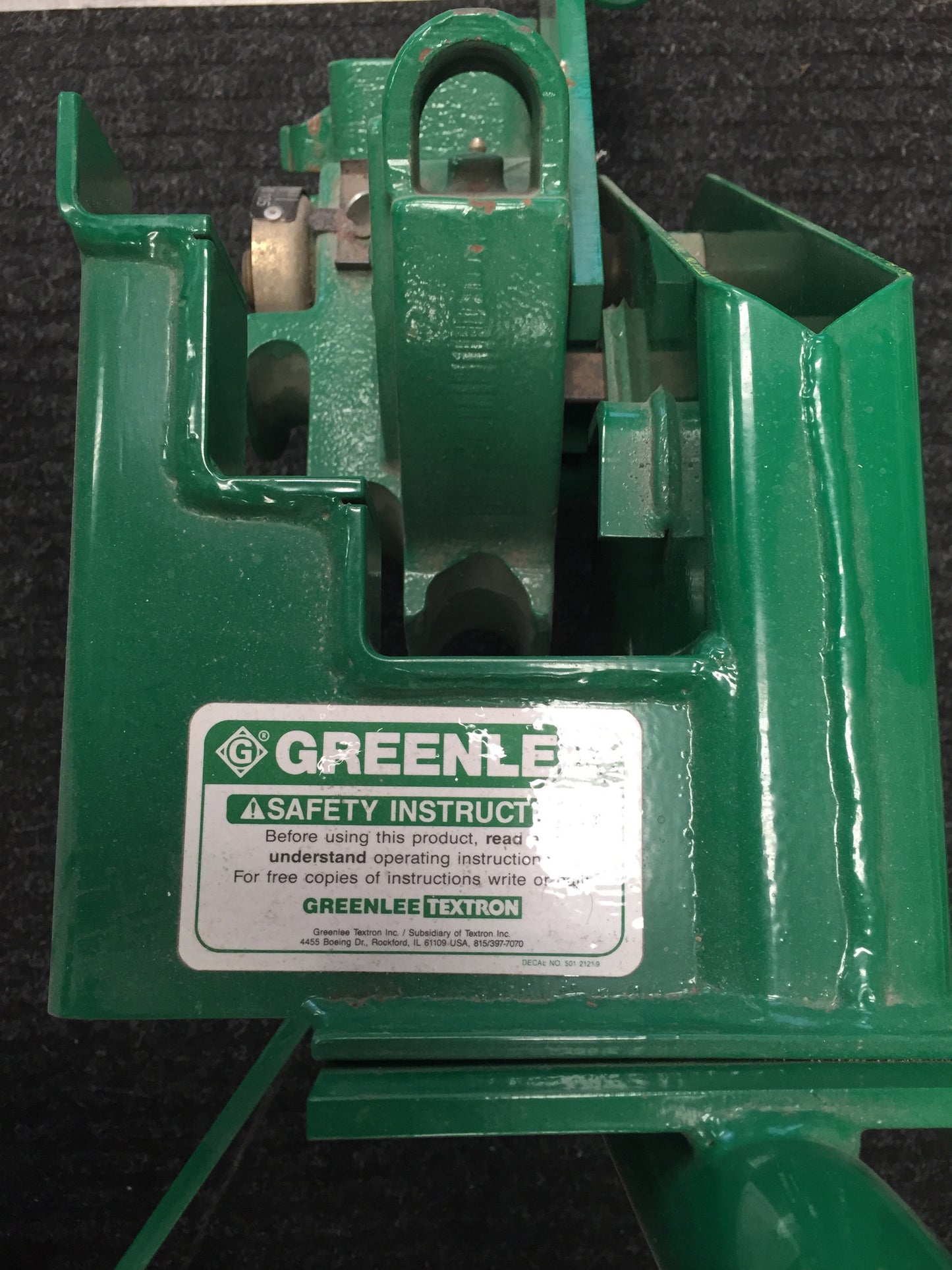 Used GREENLEE 1800 Mechanical Bender