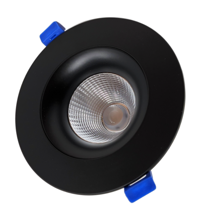 Dawnray DR40RB-BK 4" 5CCT LED Baffle Recessed Fixture