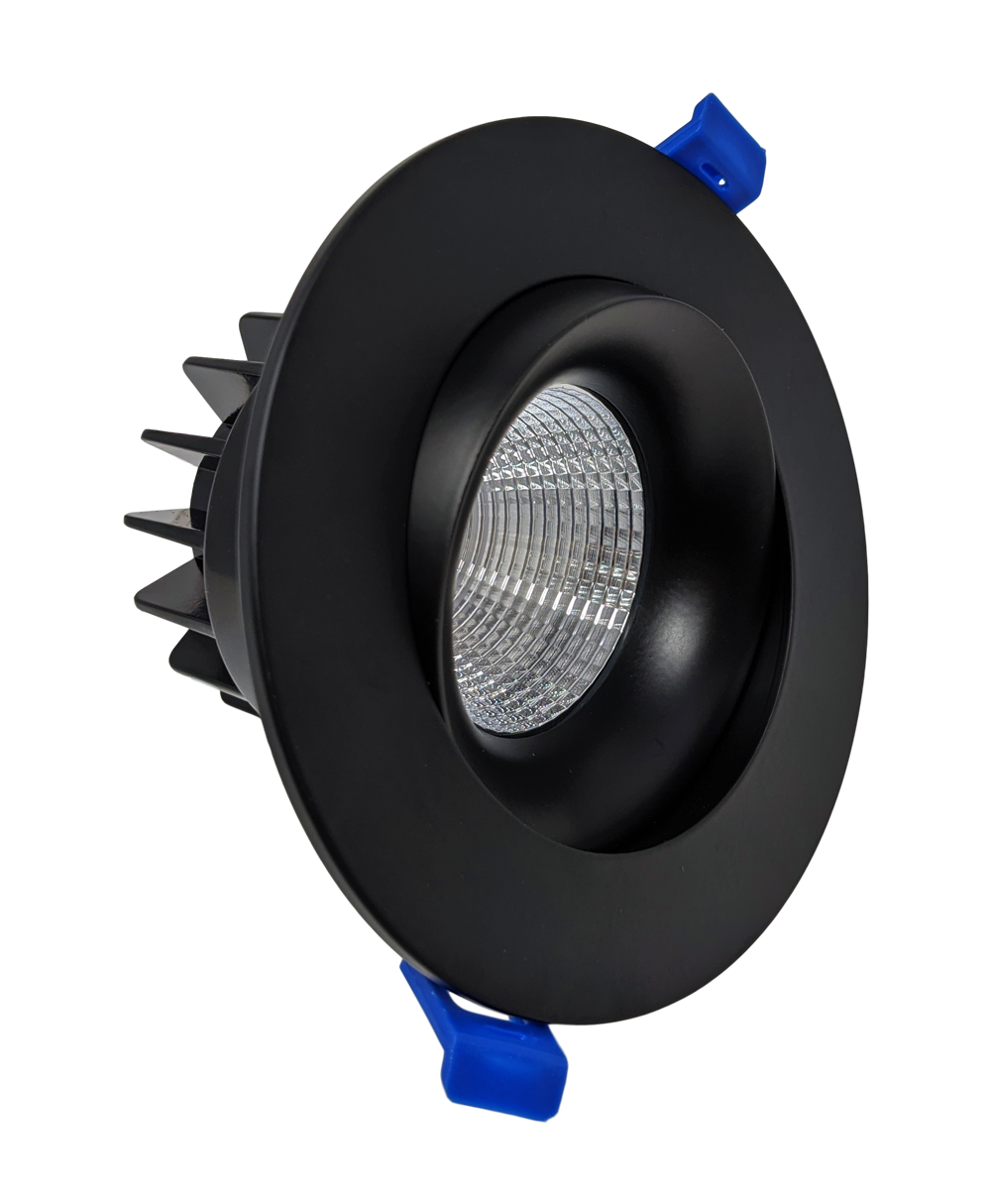 Dawnray DR40RB-BK 4" 5CCT LED Baffle Recessed Fixture