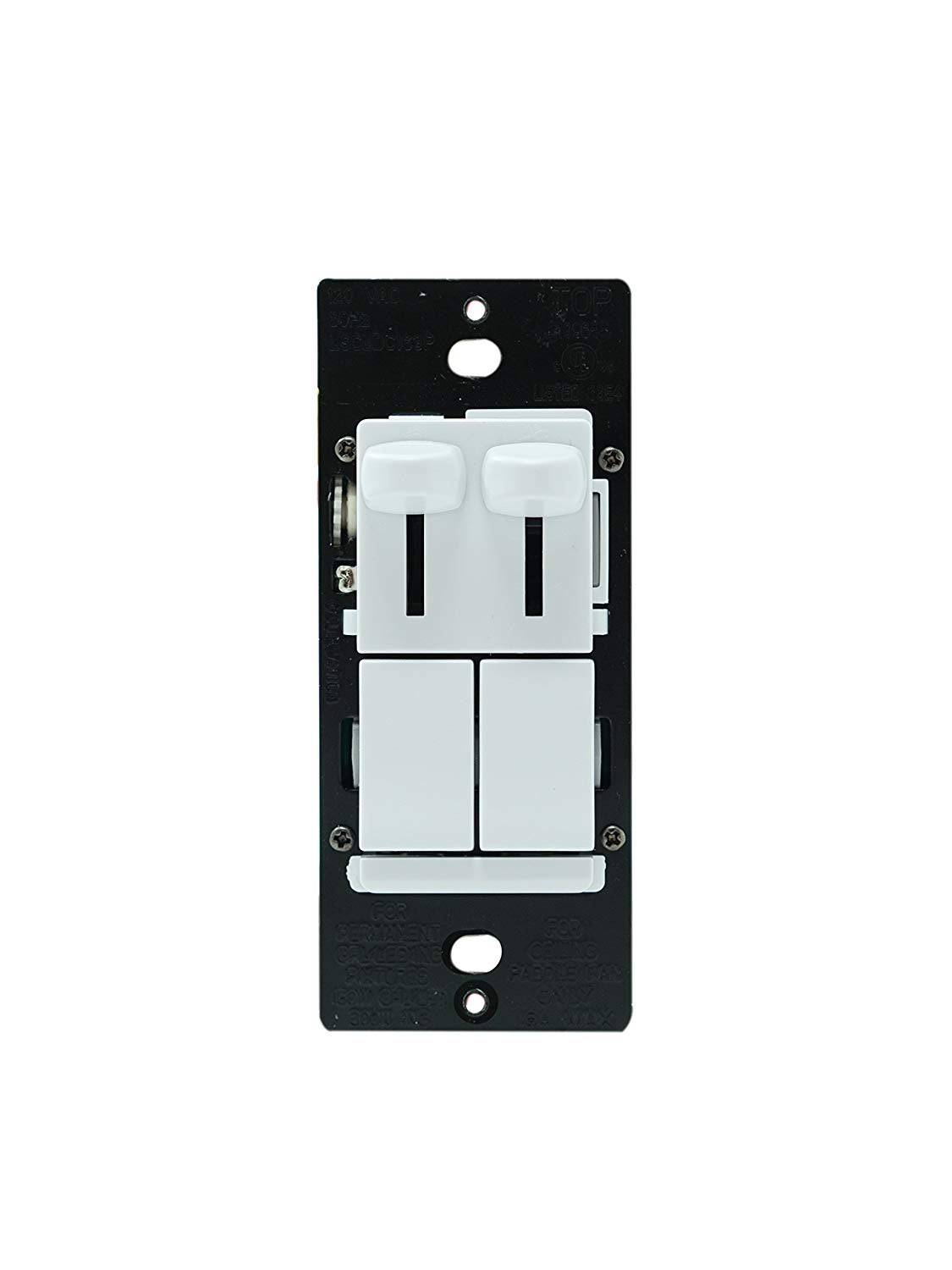 Legrand LSCLDC163PLACCV4 LED Dimmer and Fan Speed Control Switch