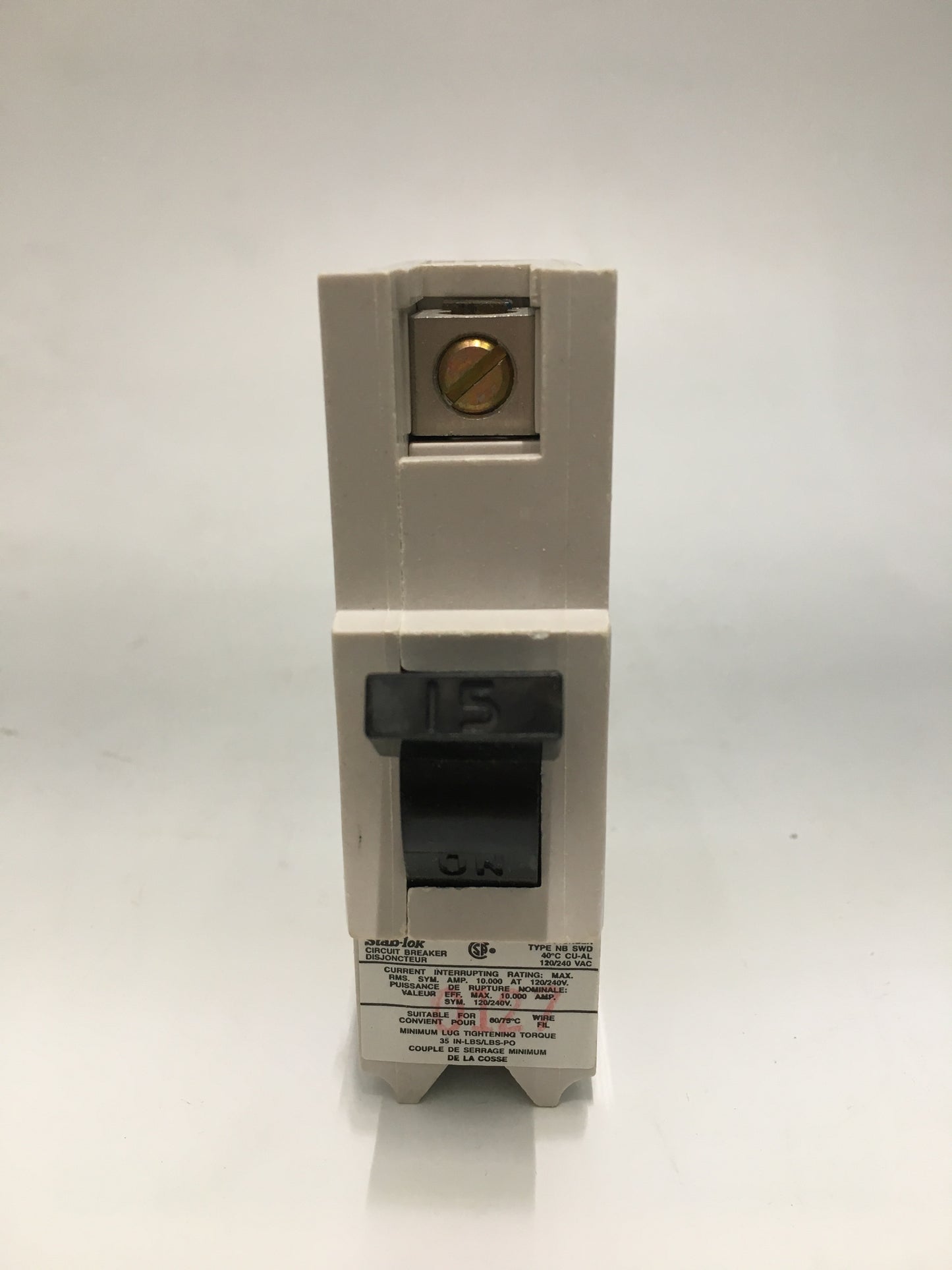 NB15 Federal Pioneer 15 Amp Circuit Breaker